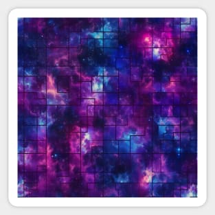 Endless Universe - Infinite Space Seamless Pattern Sticker